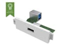 Miniatyrbild 3 av 6: VISION TechConnect 3 USB-a module - Modulkontaktplatta med insnäppsfästen - USB Type A