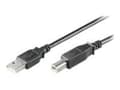 Pikkukuva 2 / 6: MicroConnect USB 2.0 - USB-kaapeli - USB Type B (uros) - USB (uros) - USB 2.0 - 5 m - musta