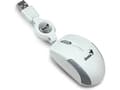 Miniatyrbilde 4 av 4: Genius Computer Technology Micro Traveler V2, Ambidekstriøs, Optisk, USB Type-A, 1000 DPI, Hvit
