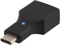 Pikkukuva 2 / 4: DELTACO USB 2.0 -sovitin, Type C - Type A naaras, musta