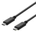 Pikkukuva 1 / 3: DELTACO USB 2.0 -kaapeli, Type C - Type C, 3m, musta