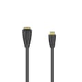 Pikkukuva 1 / 4: Hama Adapter HDMI Type C-A Plug-Socket Gold Plated Black