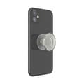 Miniatyrbilde 7 av 10: PopSockets Clear Glitter Silver Avtagbart Grip med Stativfunksjon