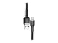 Pikkukuva 1 / 5: Baseus Cafule USB 2.0 USB Type-C cable 3m Black Grey