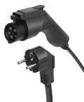 Miniatyrbilde 1 av 5: DELTACO e-Charge, cable Mode2, Schuko - type 1, 6A, 1,5+4M