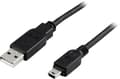 Pikkukuva 2 / 3: DELTACO USB 2.0 -kaapeli Type A uros - Type Mini B uros, 2m, musta