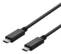 Pikkukuva 2 / 3: DELTACO USB 2.0 -kaapeli, Type C - Type C, 2m, musta