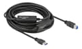 Miniatyrbillede 1 af 2: DeLOCK Active USB 3.2 Gen 1 Cable USB Type-A to USB Type-B 10 m