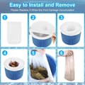 Miniatyrbild 2 av 5: 20-pack Skimmerfilter, Resistent Nylon, Poolskimmerfilter, Filter, Dammskydd, Vit