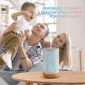 Miniatyrbillede 5 af 6: 200 ml aromaterapi-diffuser hvid metaltræ ultralyd kølig tåge luftfugter