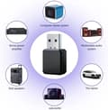 Miniatyrbillede 6 af 6: Bluetooth USB-adapter med Bluetooth 5.1-modtager og 3,5 mm lydkabel.