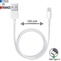 Miniatyrbild 4 av 4: USB Type C-kabel - Sharp - Aquos R8 - 1 Meter - Snabbladdning - Datatransfer