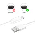 Miniatyrbild 3 av 4: USB Type C-kabel - Sharp - Aquos R8 - 1 Meter - Snabbladdning - Datatransfer