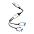 Pikkukuva 1 / 5: Type-C - Dual USB 2.0 -sovitin Silver