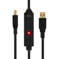 Miniatyrbilde 2 av 4: PRIME USB 2.0 cable Type A male  Type B male active 5m black