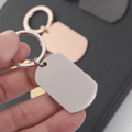 Miniatyrbillede 2 af 3: Blank tag i rustfrit stål Silver