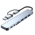 Miniatyrbillede 2 af 4: 8-i-1 Type-C Hub-adapter til bærbare computere - Model 2218TU