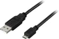 Miniatyrbilde 1 av 3: USB 2.0 cable, Type A ma, Type Micro B ma, 5-pin, 3m, black