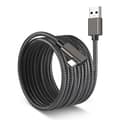 Miniatyrbillede 1 af 5: USB A til Type-C Link-kabel DarkGrey 5 m