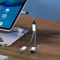 Miniatyrbilde 5 av 5: Type-C til Dual USB 2.0-adapter Silver