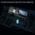 Miniatyrbillede 2 af 11: 2-i-1 Bluetooth-lydsender/-modtager Bluetooth-adapter 5.0 Black