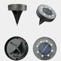 Miniatyrbilde 3 av 8: 86 Type Solar Ground Lights 4 Pack WarmWhite
