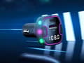 Miniatyrbilde 4 av 10: Bluetooth-sender bil - FM-adapter 3× USB og Type-C