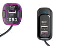 Miniatyrbilde 9 av 10: Bluetooth-sender bil - FM-adapter 3× USB og Type-C