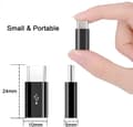 Pikkukuva 2 / 5: 4 kappaletta USB C -sovitinta, USB C - Micro USB -sovitin Type C uros - Micro USB naarasliitin, Micro USB - USB Type C