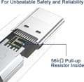 Pikkukuva 4 / 5: 4 kappaletta USB C -sovitinta, USB C - Micro USB -sovitin Type C uros - Micro USB naarasliitin, Micro USB - USB Type C