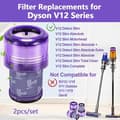 Miniatyrbillede 5 af 6: Filter til Dyson V12, HEPA vaskbart reservefilter til Dyson V12 Detect Slim Absolute Extra, reservedel