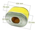 Miniatyrbillede 2 af 3: luftfilter til Einhell TC-PG 2500 / TC-PG 3500 strømaggregat