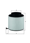 Miniatyrbild 1 av 2: LUFTFILTER LX2092D KNECHT