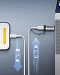 Miniatyrbillede 4 af 8: INNOSTYLE ADAPTER USB-C USB TYPE C TIL LIGHTNING IPHONE 15 16 17