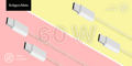 Miniatyrbillede 7 af 7: Kabel USB Type-C - USB Type-C 60 W 1 m gul Kruger&Matz Basic