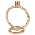Miniatyrbillede 3 af 7: Guld aluminiumslysestage 19 cm