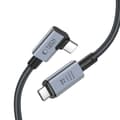 Pikkukuva 2 / 7: TECH-PROTECT ULTRABOOST MAX L USB 4.0 8K 40GBPS TYPE-C -KAAPELI PD240W 150CM HARMAA