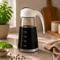 Miniatyrbillede 10 af 10: 2x Sauceoliedispenser 600 ml med skala og håndtag olivenolieflaske
