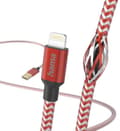 Miniatyrbillede 3 af 4: Kabel HAMA Opladning/data Reflected USB type A - Lightning 1.5m Rød