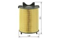 Miniatyrbillede 5 af 5: LUFTFILTER 1987429405 BOSCH
