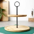 Miniatyrbillede 7 af 9: To-etagers bambusfad 24 cm