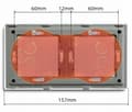 Miniatyrbild 9 av 9: Vägguttag TV-modul RTX SH-system