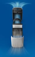 Miniatyrbillede 4 af 5: NanoProtect HEPA-filter til PHILIPS FY1410/30 luftrenser