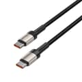 Miniatyrbillede 2 af 9: TECH-PROTECT ULTRABOOST EVO TYPE-C KABEL PD100W/5A 100CM TITANIUM