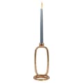 Miniatyrbillede 6 af 7: Guld aluminiumslysestage 24 cm