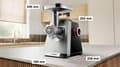 Miniatyrbild 2 av 9: Bosch MFWS835M Serie 8 MultiPower Köttkvarn Silver-Svart