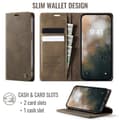 Miniatyrbilde 2 av 2: CaseMe iPhone 16e vintage-etui - Kaffe