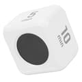 Miniatyrbillede 11 af 11: Produktivitet Visuel Timer Flip Gravity Sensor Terning Timer Nedtælling Optælling til Arbejde Læring Køkken Madlavning Hvid