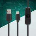 Pikkukuva 6 / 10: 3 kpl 5V3A TypeC-liitännän virtalähde virtajohdolla kytkimellä Raspberry Pi 4B:lle