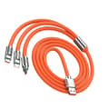 Miniatyrbillede 4 af 11: 3.94ft 120W 3-i-1 Opladerkabel til IOS-interface til Android TYPE C-interface Universelt Multi-opladningskabel til mobiltelefoner